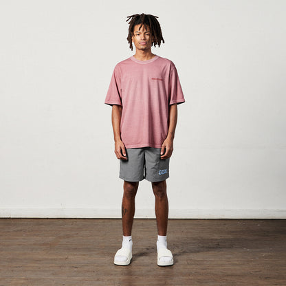 ゴールスタジオ ピグメントダイ ウォッシュ加工 半袖 Tシャツ ピンク
