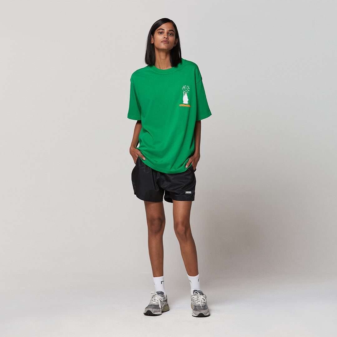 ゴールスタジオ フィアレス ビッグボム 半袖 Tシャツ グリーン