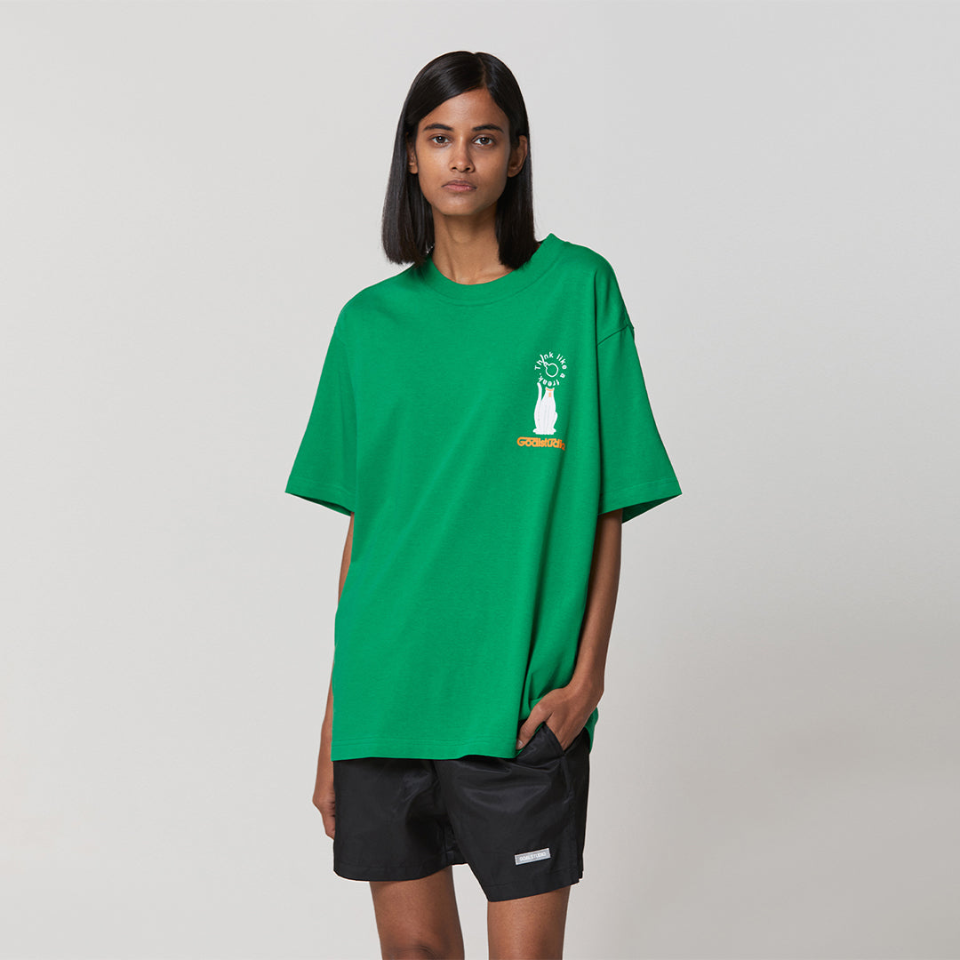 ゴールスタジオ フィアレス ビッグボム 半袖 Tシャツ グリーン