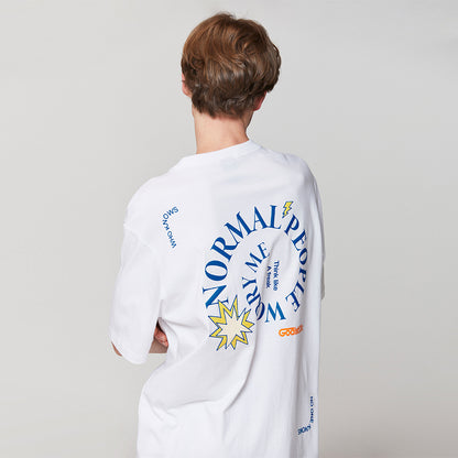 ゴールスタジオ フィアレス スパイラル 半袖 Tシャツ ホワイト