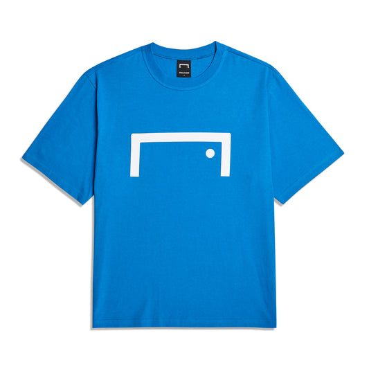 ゴールスタジオ シグネイチャー ロゴ 半袖 Tシャツ ブルー