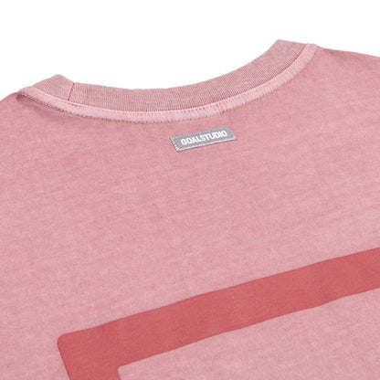 ゴールスタジオ ピグメントダイ ウォッシュ加工 半袖 Tシャツ ピンク