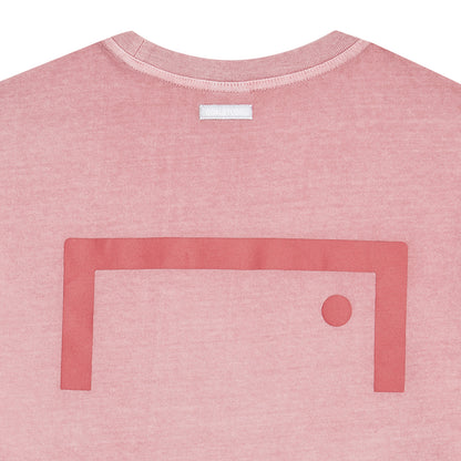 ゴールスタジオ ピグメントダイ ウォッシュ加工 半袖 Tシャツ ピンク