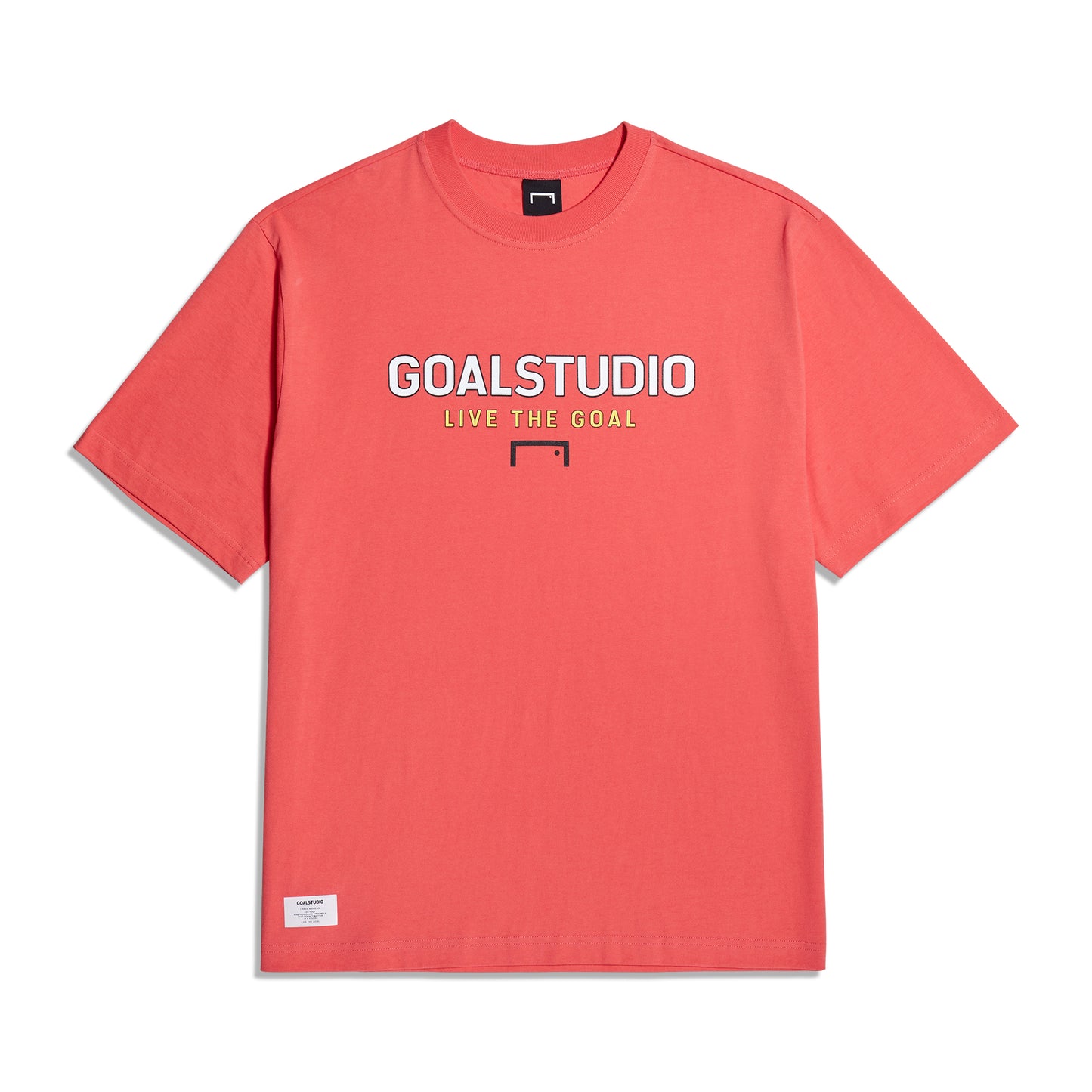 ゴールスタジオ フリーキック GOALPOST ロゴ 半袖 Tシャツ レッド