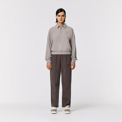 ゴールスタジオ レディース マイクロ フリース ハーフジップ カラー トップス ライト ベージュ