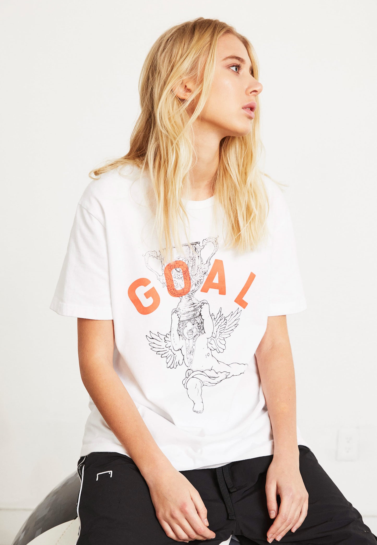 ゴールスタジオ GOAL ビクトリー 半袖 Tシャツ ブラック