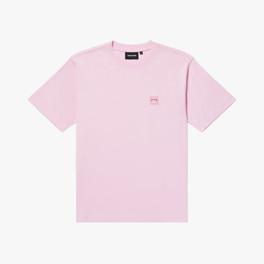 ゴールスタジオ エッセンシャル アップリケロゴ Tシャツ ピンク