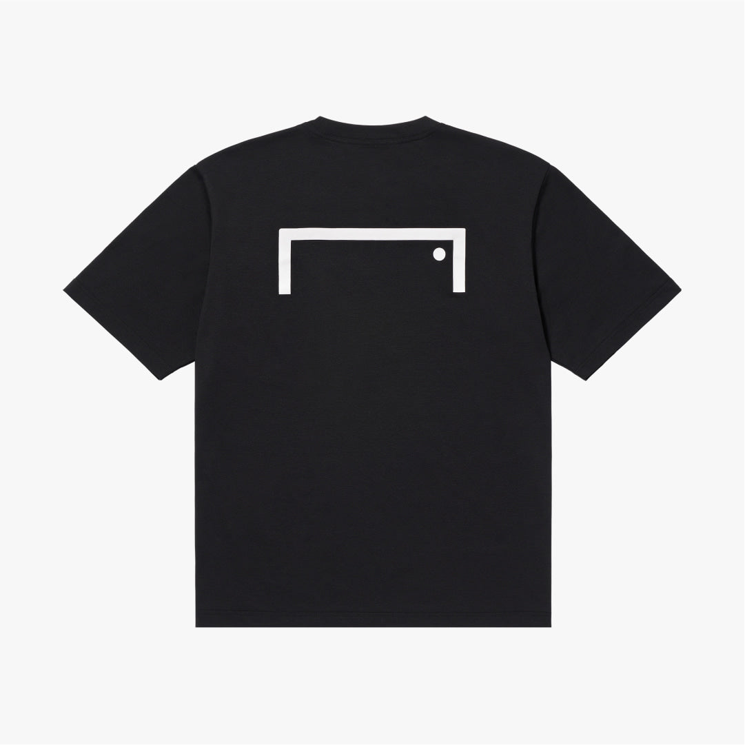 ゴールスタジオ エアドライ A-skin ビッグロゴ Tシャツ ブラック