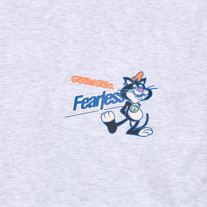ゴールスタジオ フィアレス ビッグキャット シリアルボックス 半袖 Tシャツ グレー