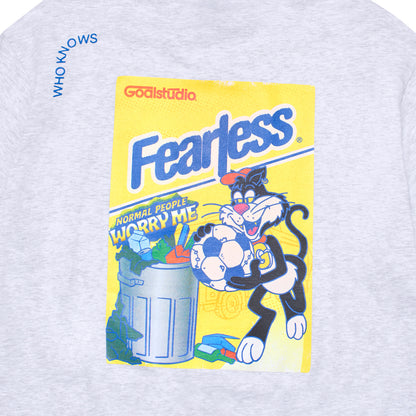 ゴールスタジオ フィアレス ビッグキャット シリアルボックス 半袖 Tシャツ グレー