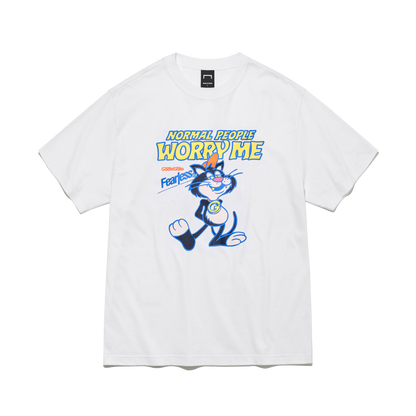 ゴールスタジオ フィアレス ビッグキャット 半袖 Tシャツ ホワイト