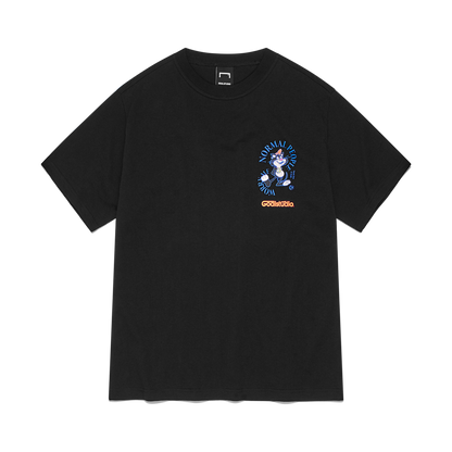 ゴールスタジオ フィアレス スパイラル 半袖 Tシャツ ブラック