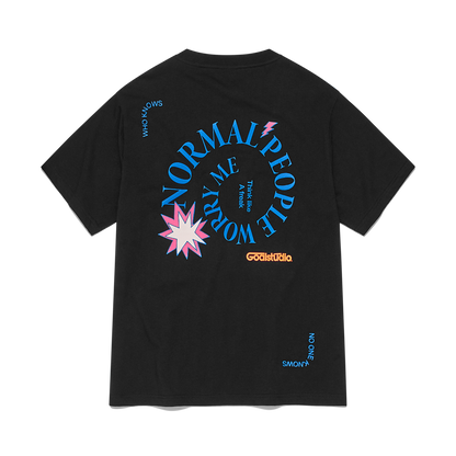 ゴールスタジオ フィアレス スパイラル 半袖 Tシャツ ブラック