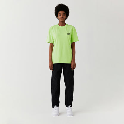 ゴールスタジオ レギュラーフィット ロゴ 半袖 Tシャツ ライム