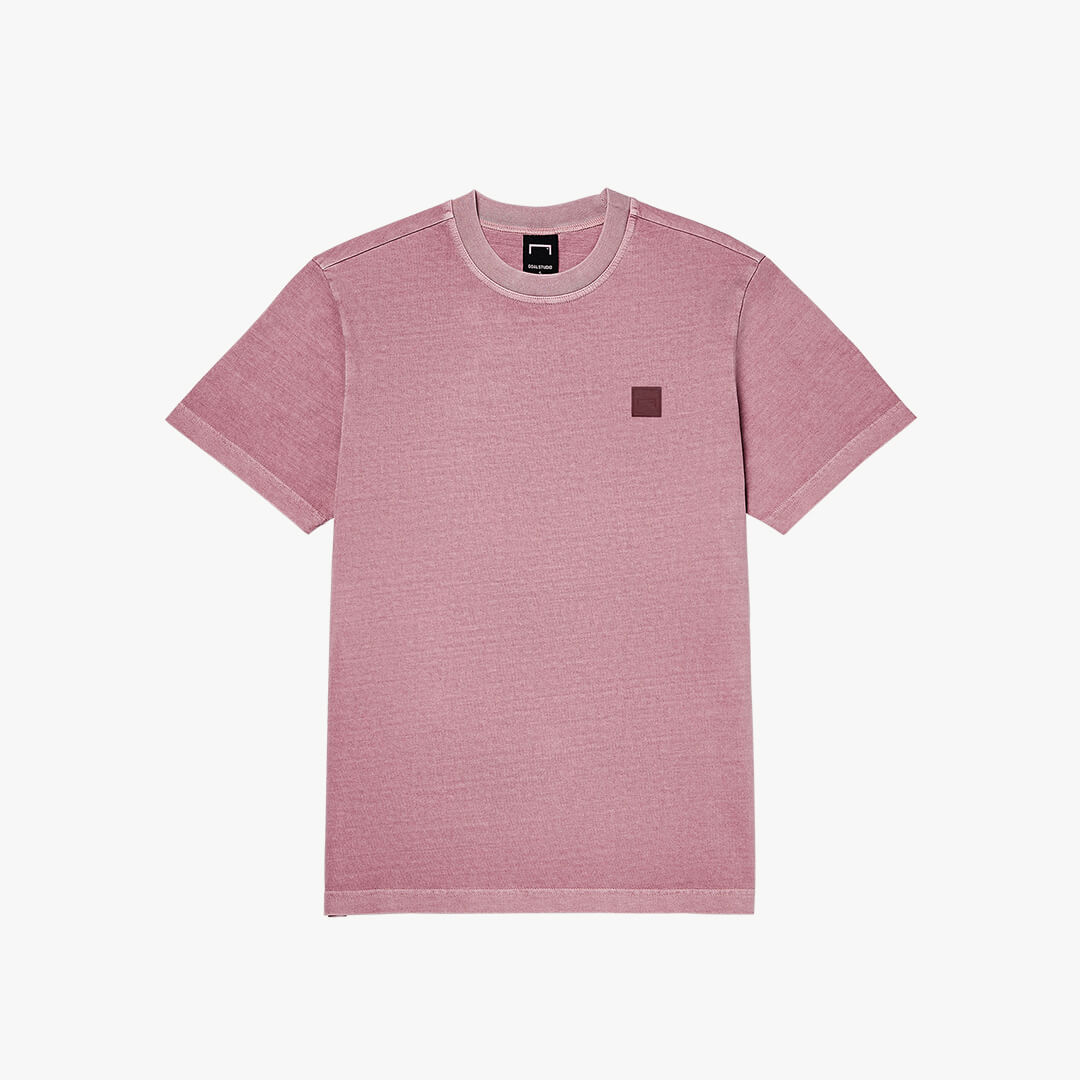 ゴールスタジオ シグネイチャー ピグメント Tシャツ ピンク