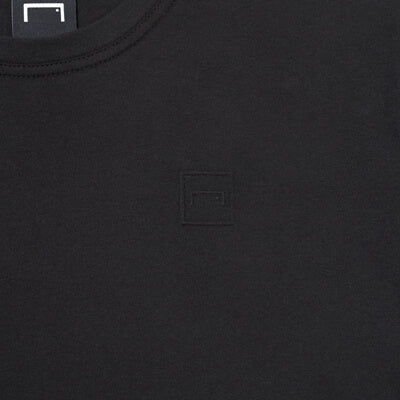 ゴールスタジオ シグネイチャー ウィメンズ クロップド ロングスリーブ Tシャツ ブラック